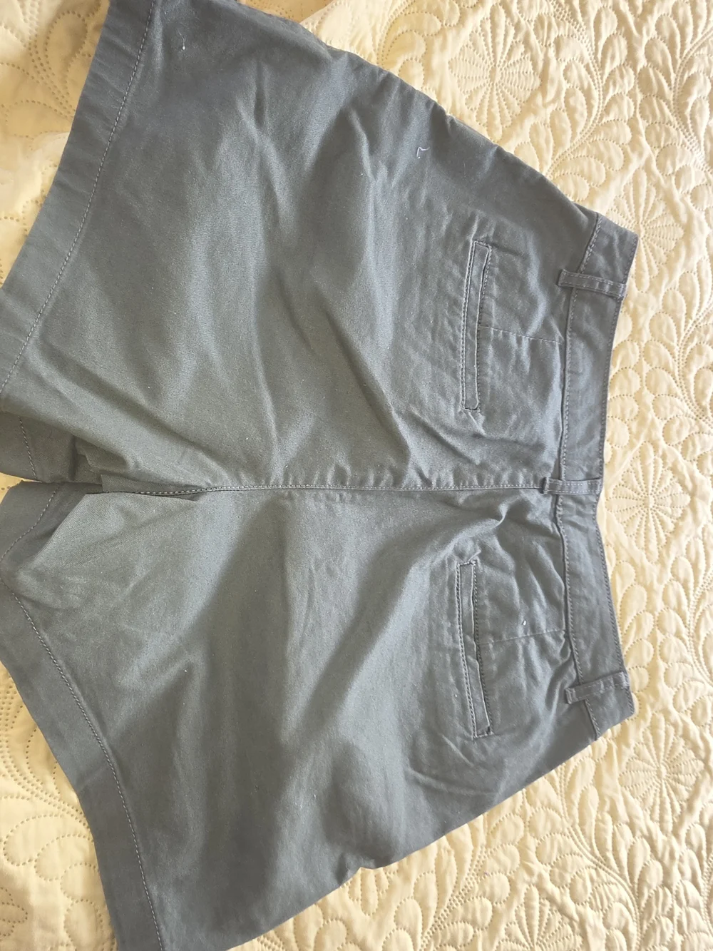 Amazon Essentials Women's Slate Blue Bermuda Shorts